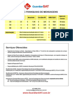 TABELA PLANOS - Comunicação Satélite