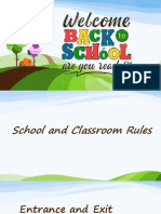 School and Classroom Rules 21-22