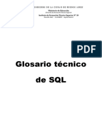 SQL - Glosario Técnico - IFTS - 18