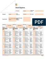 Formulir Observasi hand hygine ( Januari 2022)