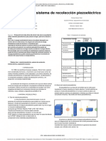 Modelling of Piezoelectric Harvesting System Español