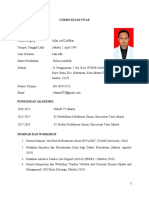 CV Irfan Arif Zulfikar