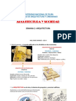 Arquitectura Y Sociedad: Universidad Nacional de Piura Facultad de Arquitectura Y Urbanismo