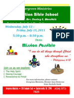 Vacation Bible School - 2011