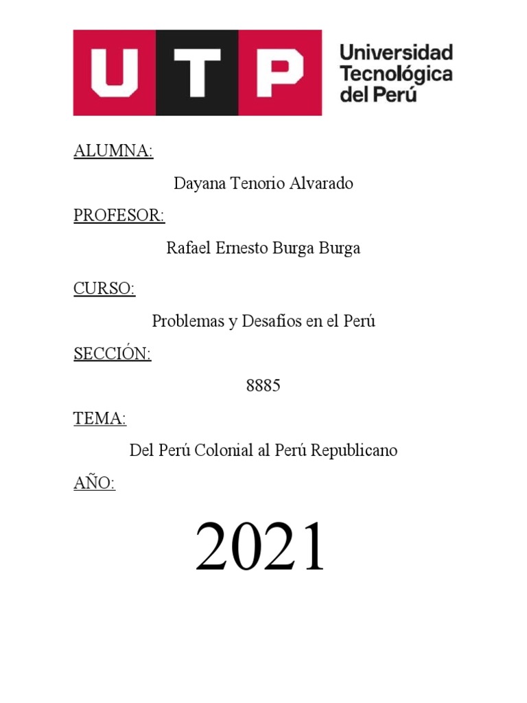 Continuidades y Rupturas en Perú | PDF | Perú