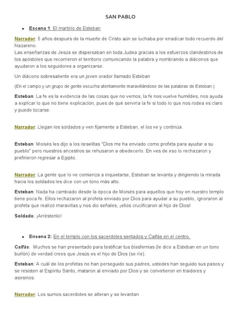 Conversion De San Pablo Pdf Pablo El Apóstol Jesús