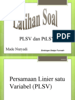 PLSV dan PtLSV