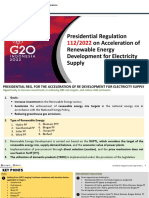 Perpres 112 2022 Renewable Energy Acceleration (Presentation)