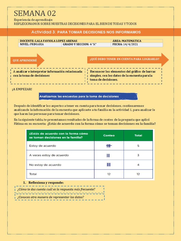 Día 3 Semana 2 | PDF | Crecimiento personal y profesional