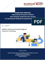 Panduan Manual Penggunaan Aplikasi E-Kinerja