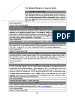 Flowchart For Customs Clearance of Imported Goods: WWW - Icegate.gov - in