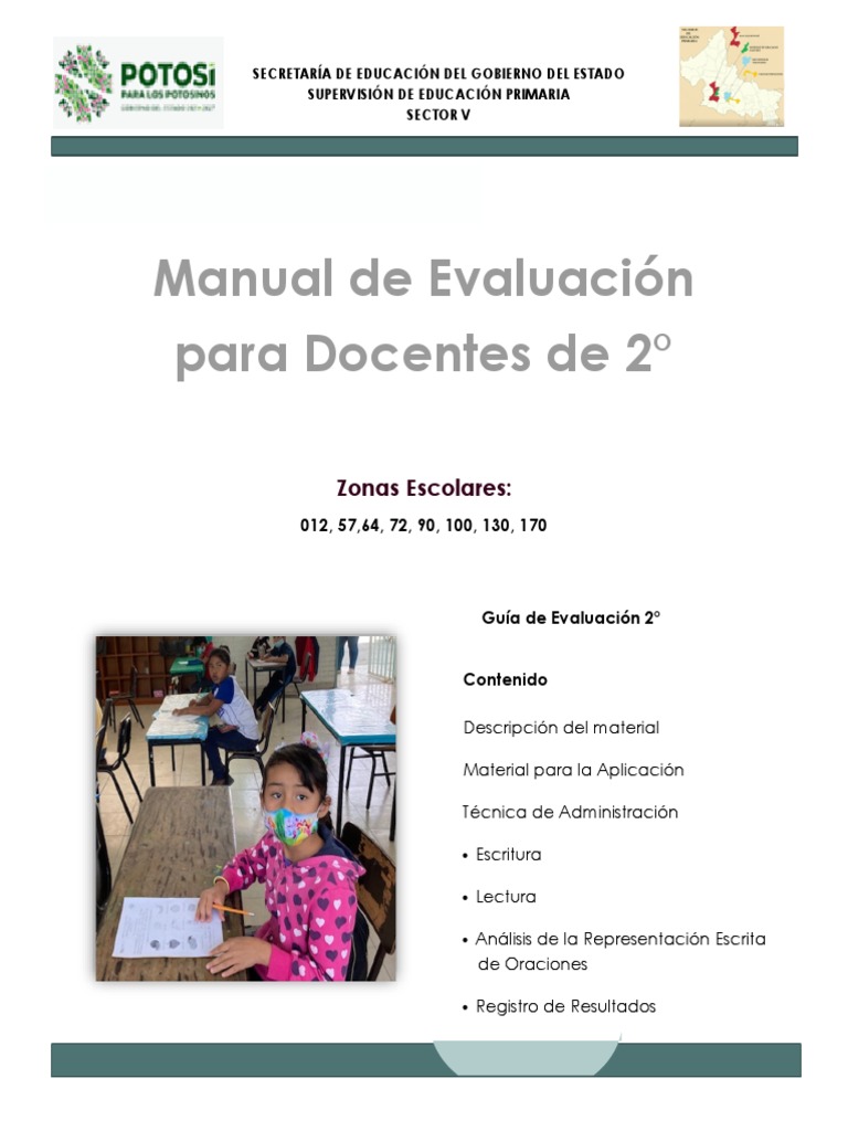 Guía de Evaluación para Docentes 2° | PDF | Palabra | Aprendizaje