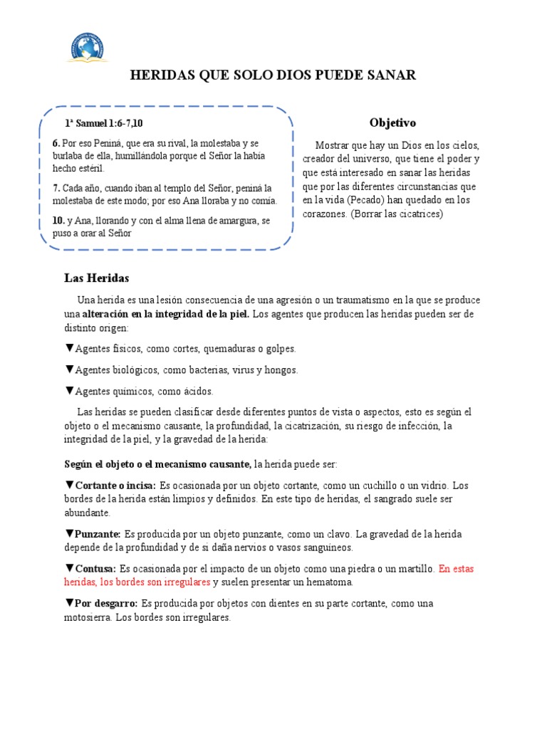 Sanando Heridas del Alma | PDF | Herida | Cicatrización de la herida