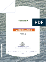 SCERT Kerala State Syllabus 9th Standard Maths Textbooks English Medium Part 2