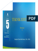 Adoc - Pub - Teknik Editing II Pertemuan 5 Yosaphat Danis Murti