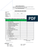 Form Penilaian Karyawan