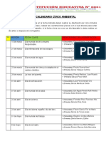 Calendario Ambiental 2022