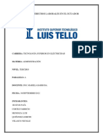 Derecho Laboral Administración