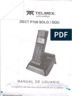 Manual Telefono Telmex P100