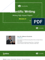 Scientific Writing: The Editorial Process