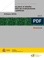 Guía para La Ejecución de Evaluaciones de Políticas Públicas (Enfoque de AEVAL)