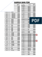 Pricelist FDR Per 1 Juli 2022