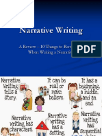 Narrative Writing - Grade 11