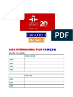 CURSO B2.1 UNIDADES 1 y 2