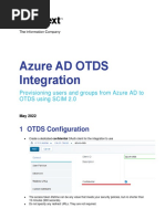 Azure AD To OpenText Directory Services Provisioning