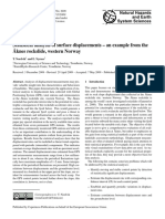 Statistical Analysis of Surface Displacements - An Exampke From The Aknes Rockslide, Western Norway