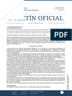 Boletín Oficial: Junta General Del Principado de Asturias