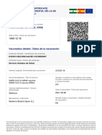 Vacunación. Certificado COVID Digital de La UE. Andalucía5141661904449356163