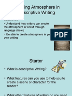 Writing Descriptively