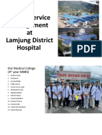 Health Service Management at Lamjung District Hospital