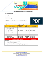 Proposal Pemasangan Lantai Interlock Futsal