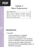 Macro Preprocessors m5