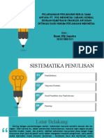 Pelaksanaan Perjanjian Kerja Sama Antara PT Pos Indonesia dan Kemitraan Oranger