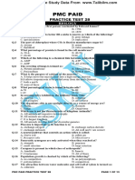 PMC Paid Test 35 Keys PDF