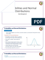 Lecture Notes - Probablity and Normal Distribution