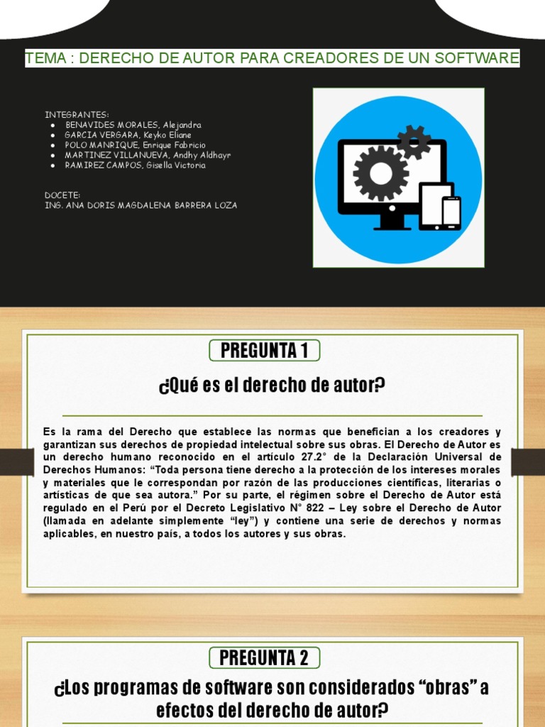 Derechos de Autor en Software | PDF | Software libre | Software