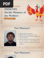 Phoenix (In The Memory of My Mother