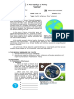 SCIENCE 10 Module 1 - Earth and Its Spheres (Plate Tectonics)