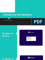 Instalacion de Windows