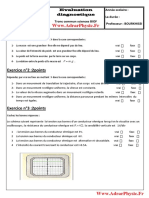 Evaluation Diagnostique 3 - TC FR