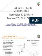 EEEQ 221 Fluid Mechanics 2B - 2 Notes For 5th January 2018