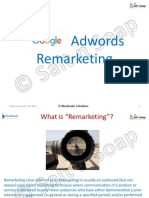 Google Adwords - Remarketing - Session 11-12