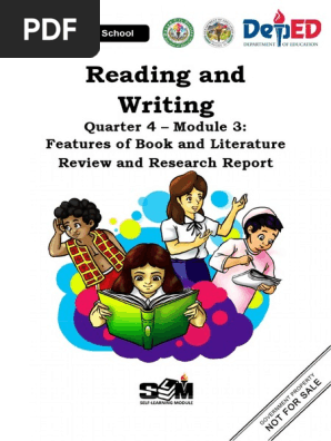 SHS_RWS Q4 Module 3 Features of Book and Literature Review and Research Report