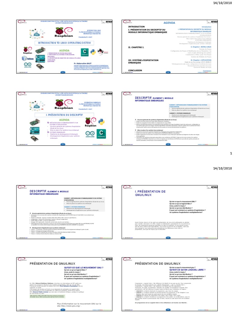 Introduction au Noyau Linux Embarqué | PDF | Distribution Linux ...