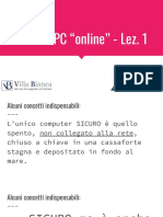 PC ONLINE - Lezione 1