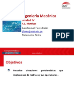 4.1. Matrices, Operaciones e Inversa